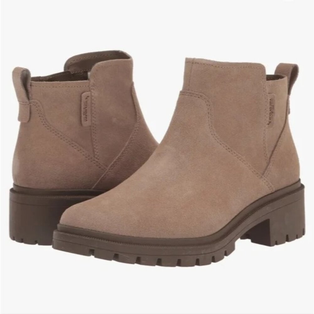 EUC Koolaburra by UGG Berea Suede Ankle Boots Women's Size 6 (Tan)